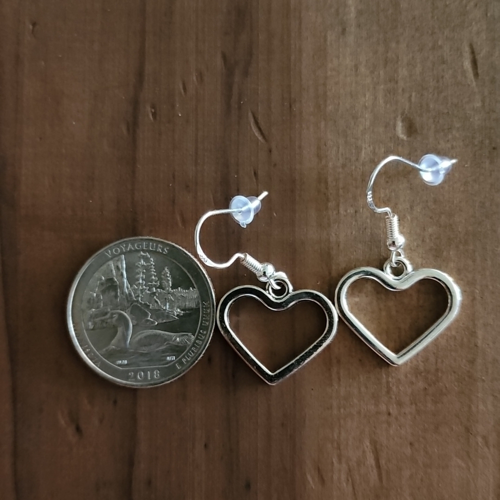 Heart Earrings - Picture 2 of 2